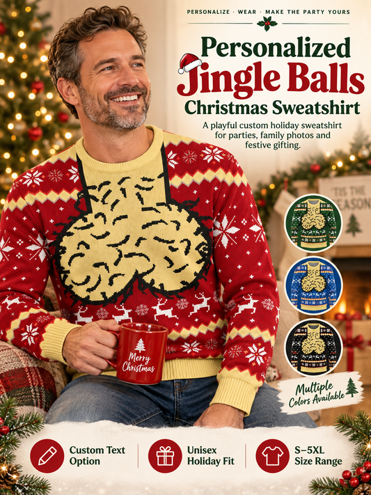 🎄 Funny Middle Finger Christmas Sweater – Festive Ugly Holiday Knit Pullover