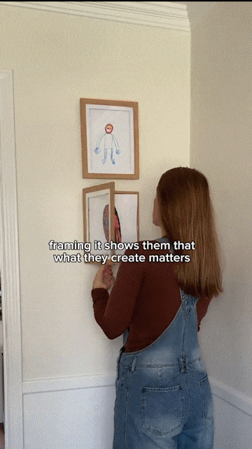 ✨ Kids Artwork Frame – Display & Store Your Child’s Creative Masterpieces