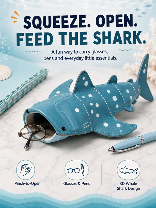 🦈3D Whale Shark Storage Pouch