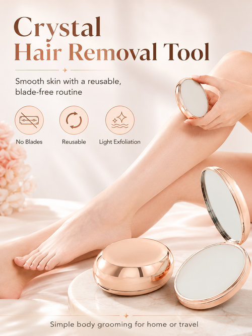 ✨ Crystal Hair Remover | No Razor, No Wax, Just Silky Smooth Skin