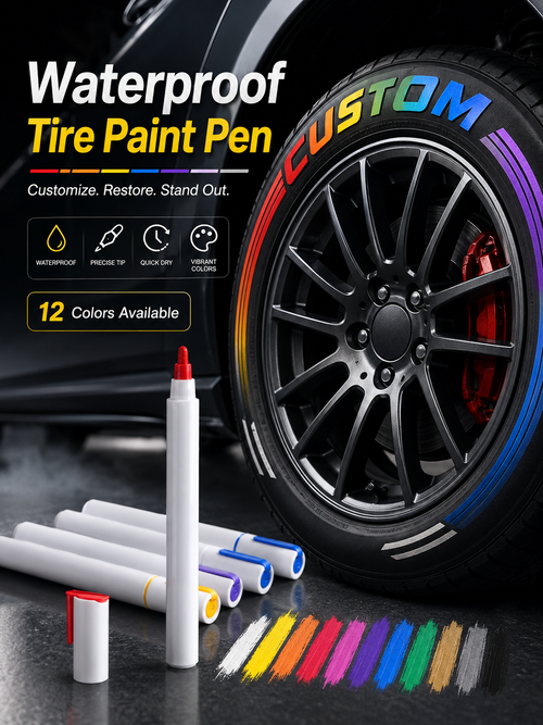 🔥🚗Oil-Based Waterproof Tire Paint Marker