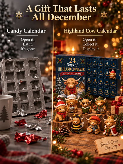 🎁24-Day Highland Cow Advent Calendar