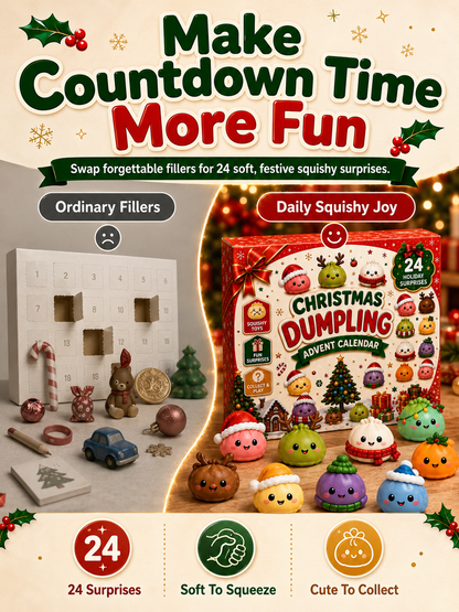 🎁Mini Dumpling Squishy Advent Calendar