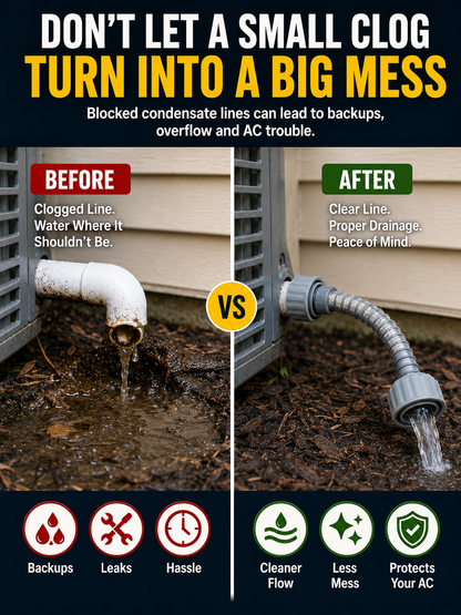 ⚡ Unclog AC Drain Lines Fast – Wet Vac Drain Cleaning Adapter