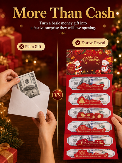 🎁6-Slot Christmas Cash Gift Envelope