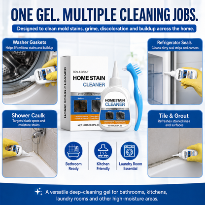 Say Goodbye to Stubborn Mold! Miracle Mold Remover Gel + Scrub Brush