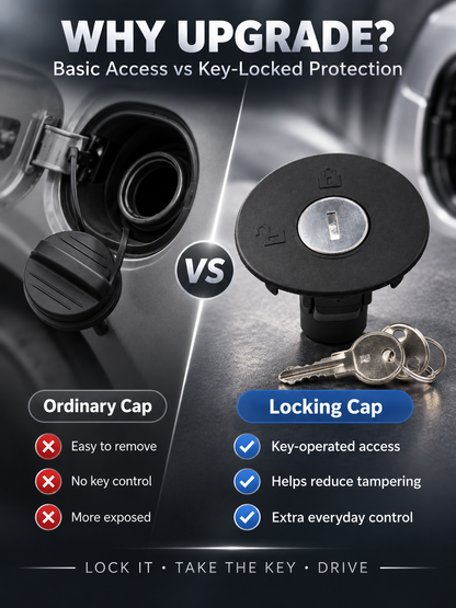 🔐 Locking Fuel Tank Cap with 2 Keys – Replacement Part 8U5Z-9C268-B