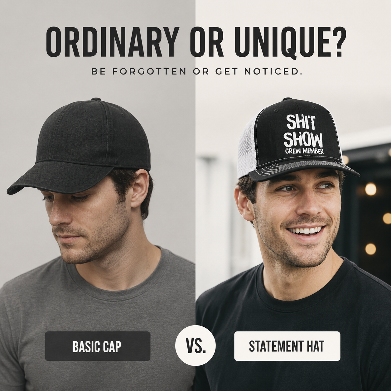 🧢 Same Irritating Dude, New Day Trucker Hat – Funny Adjustable Snapback Novelty Gift
