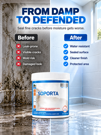 💧 Clear Waterproof Repair Sealant – Invisible Brush-On Leak Protection for Roofs, Tiles & Walls 🏠✨