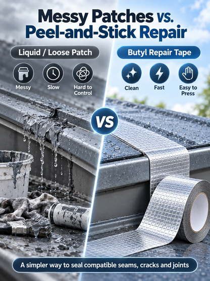 🛠️ Heavy-Duty Butyl Waterproof Repair Tape