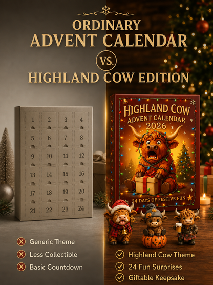 🎄🐮Highland Cow Advent Calendar 2026