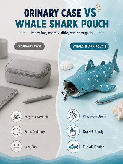🦈3D Whale Shark Storage Pouch