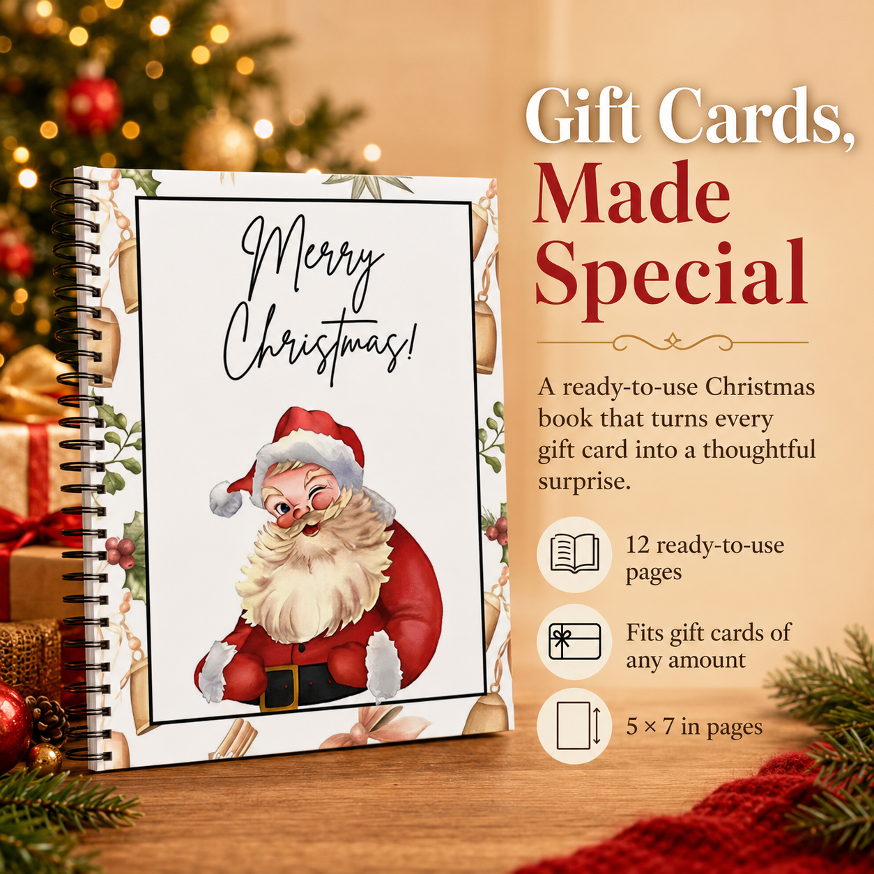 🎁Holiday Trend🔥DIY Christmas Gift Card Album