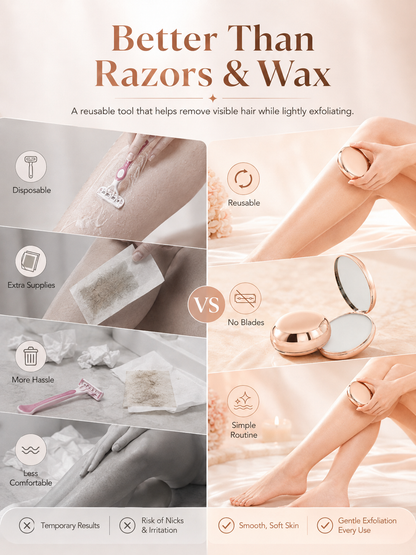 ✨ Crystal Hair Remover | No Razor, No Wax, Just Silky Smooth Skin