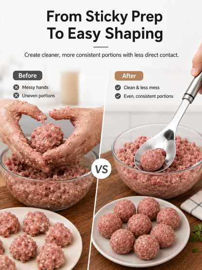 🍝Stainless Steel Meatball Maker Spoon
