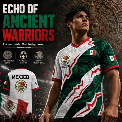 ⚽️ Mexico Aztec Calendar Soccer Jersey 2026