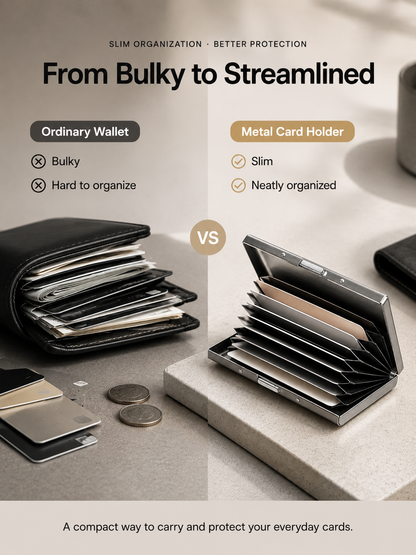 Hot Sale RFID Blocking Metal Card Holder