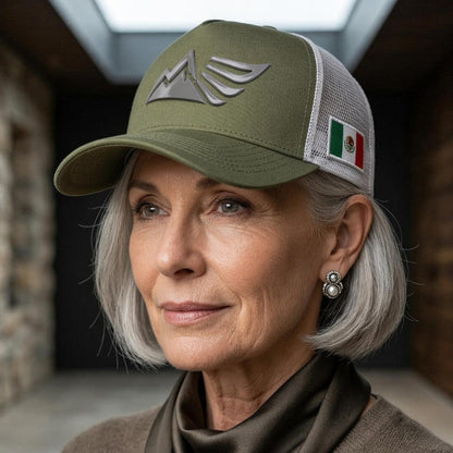 🦅 Mexican Eagle Label Trucker Hat