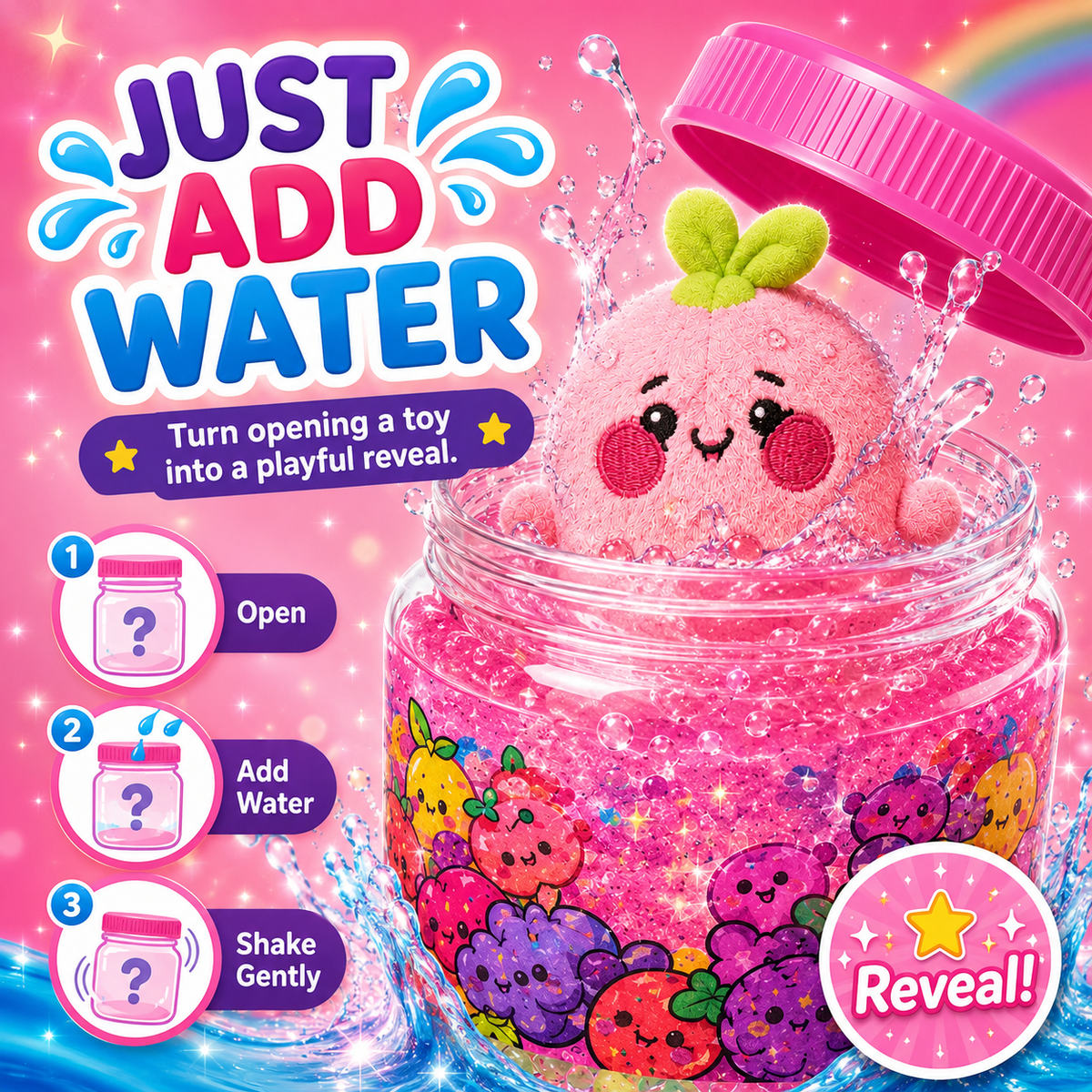 🎁 Magic Surprise Plush Jar 2026 – Cute Hidden Collectible Toy Gift For Kids