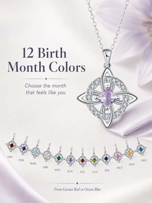 💫Birthstone Witches Knot Necklace