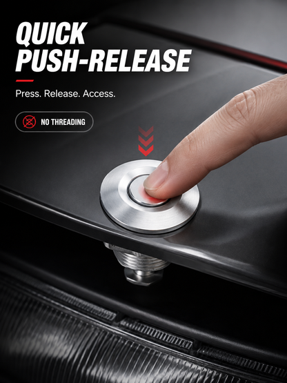 ⚙️Push-Button Quick-Release Hood Latch