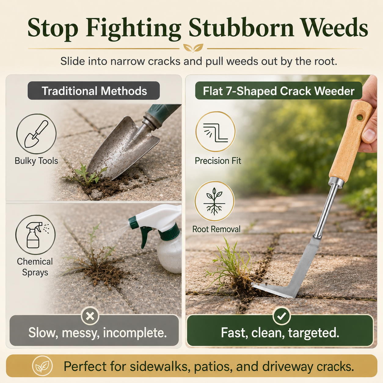 🏡✨Meet the 2026 Crack Weeder: The Secret to a Picture-Perfect Patio Without the Backache!