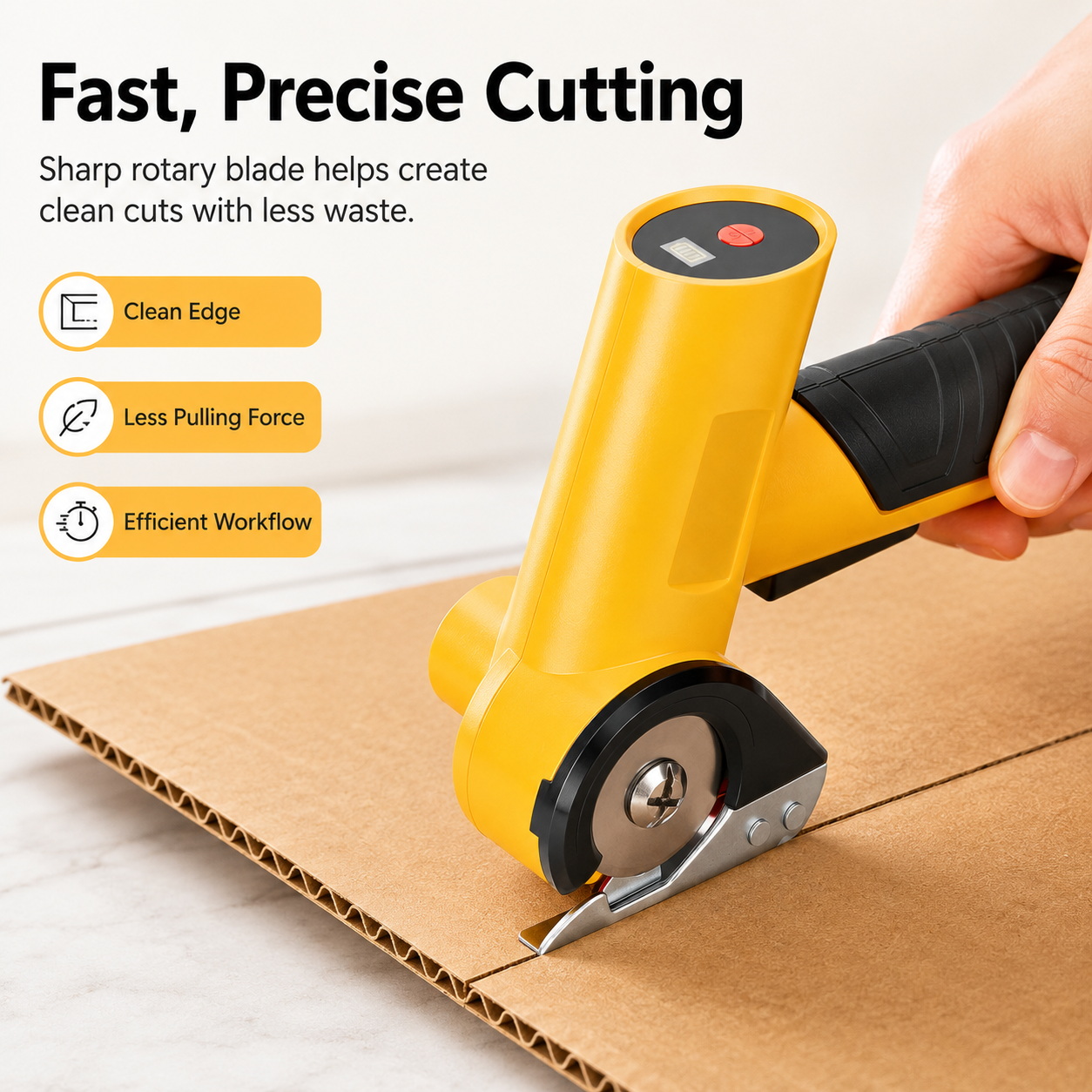 ⚡ Cordless Electric Scissors | Powerful Rotary Cutter for Cardboard, Fabric & DIY