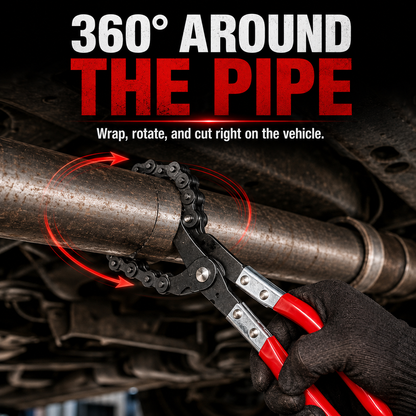 🔧 Professional Chain Exhaust Pipe Cutter