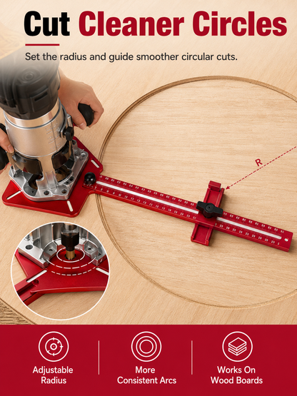 📏3-in-1 Router Circle Cutting Guide