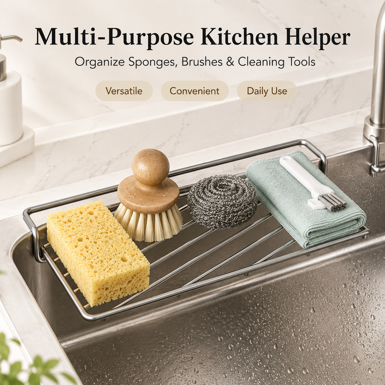 Corner Sink Draining Shelf