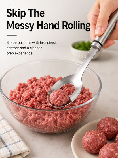 🍝Stainless Steel Meatball Maker Spoon
