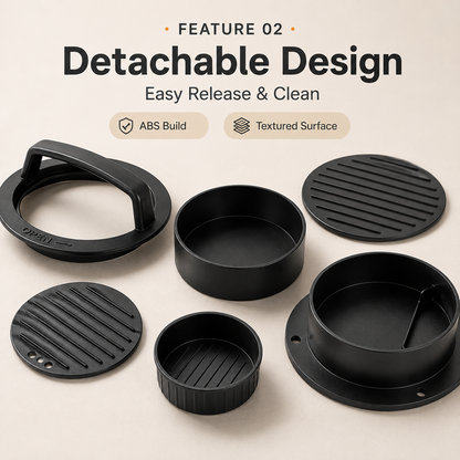 🔥 Burger Patty Press Kit – 30% OFF