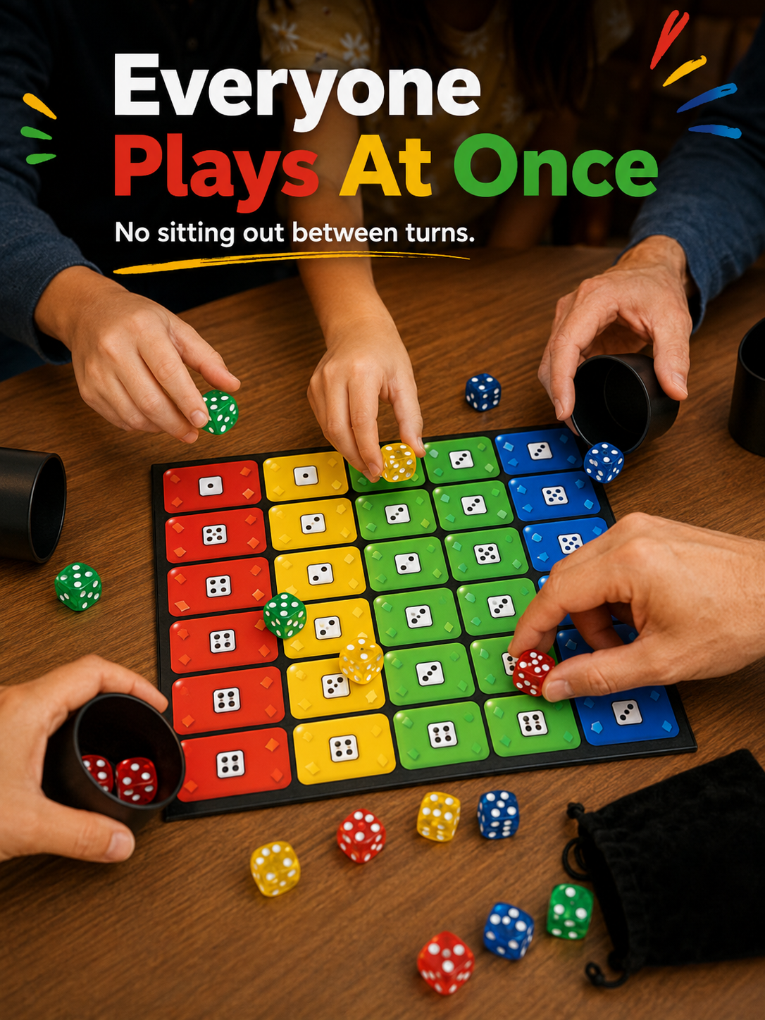 🎲Fast-Paced Color Matching Dice Game