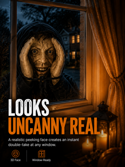 🎃Creepy Peeking Face Window Decoration