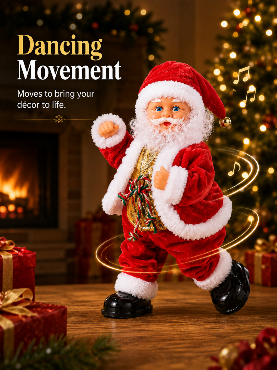 🎅 Dancing Santa Claus Toy with Music