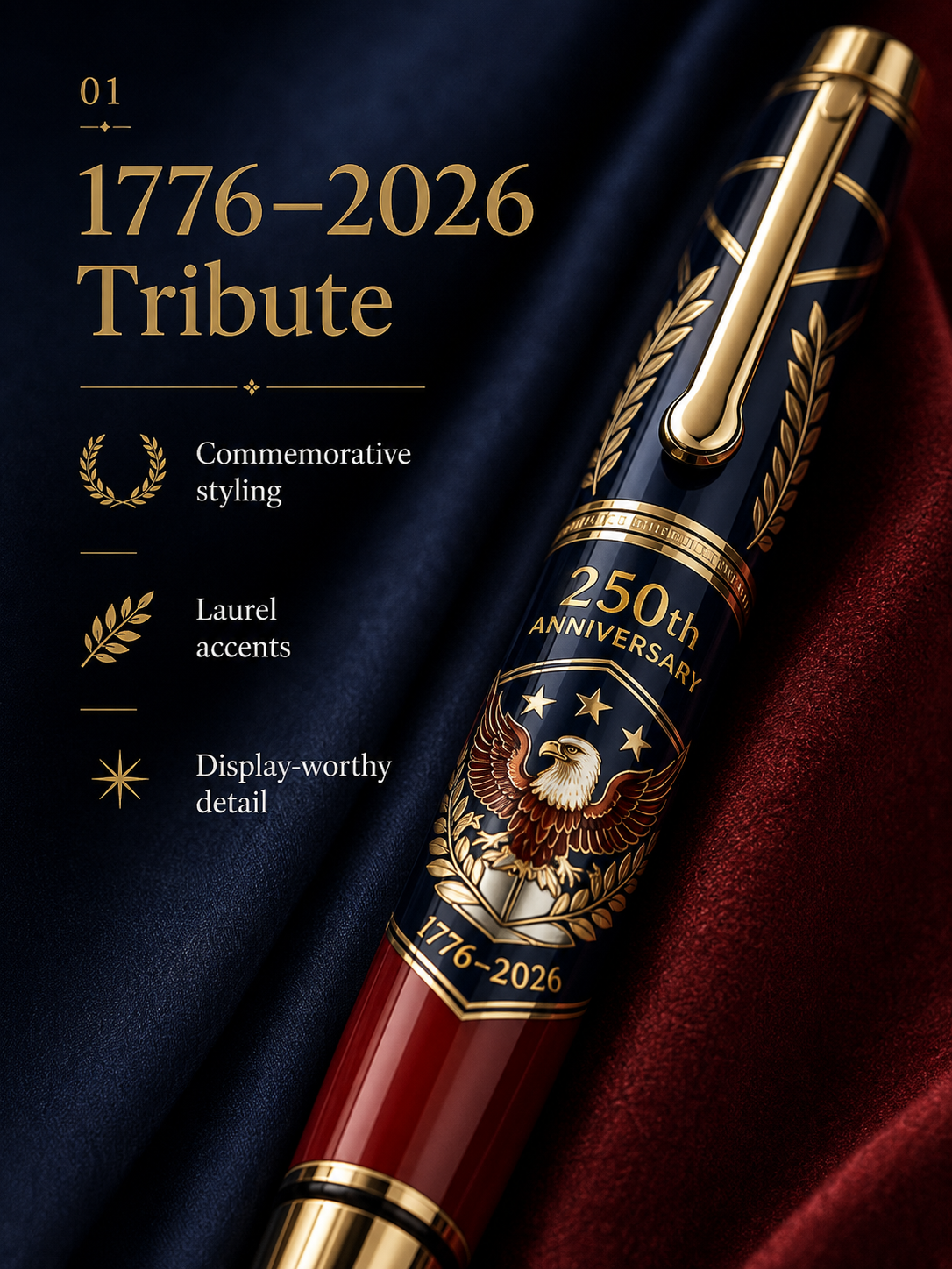 America 250th Anniversary Commemorative Pen Gift Set