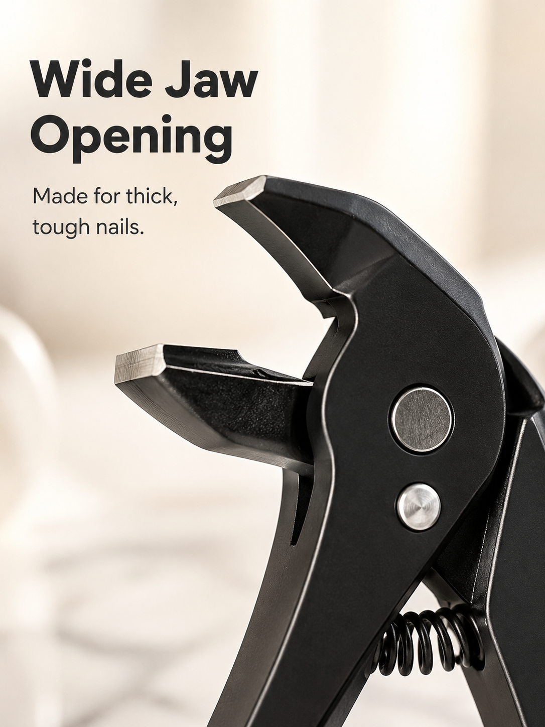 ✂️ Heavy-Duty Wide-Jaw Nail Clipper