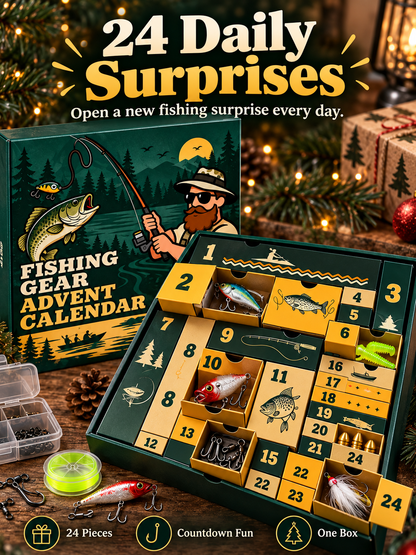 Fishing Advent Calendar – 24-Day Tackle & Lure Gift Set