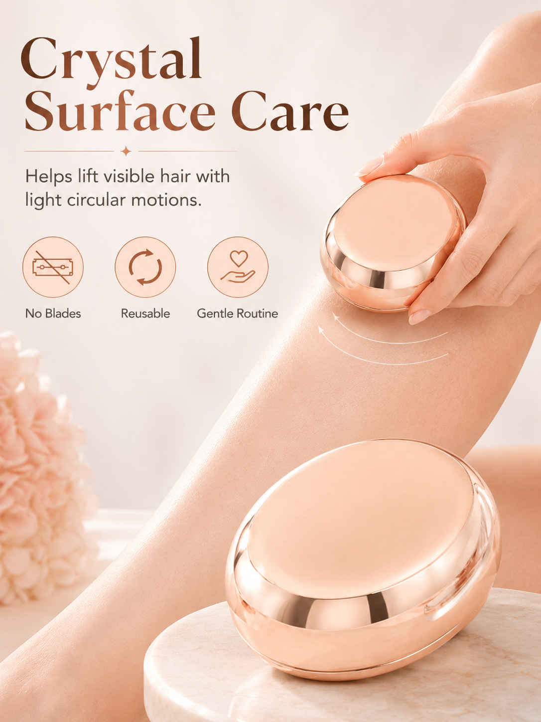 ✨ Crystal Hair Remover | No Razor, No Wax, Just Silky Smooth Skin