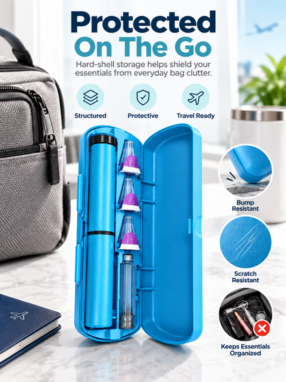 💉 60IU Injection Pen & Hardshell Carry Case Set – Organized Travel Storage Kit