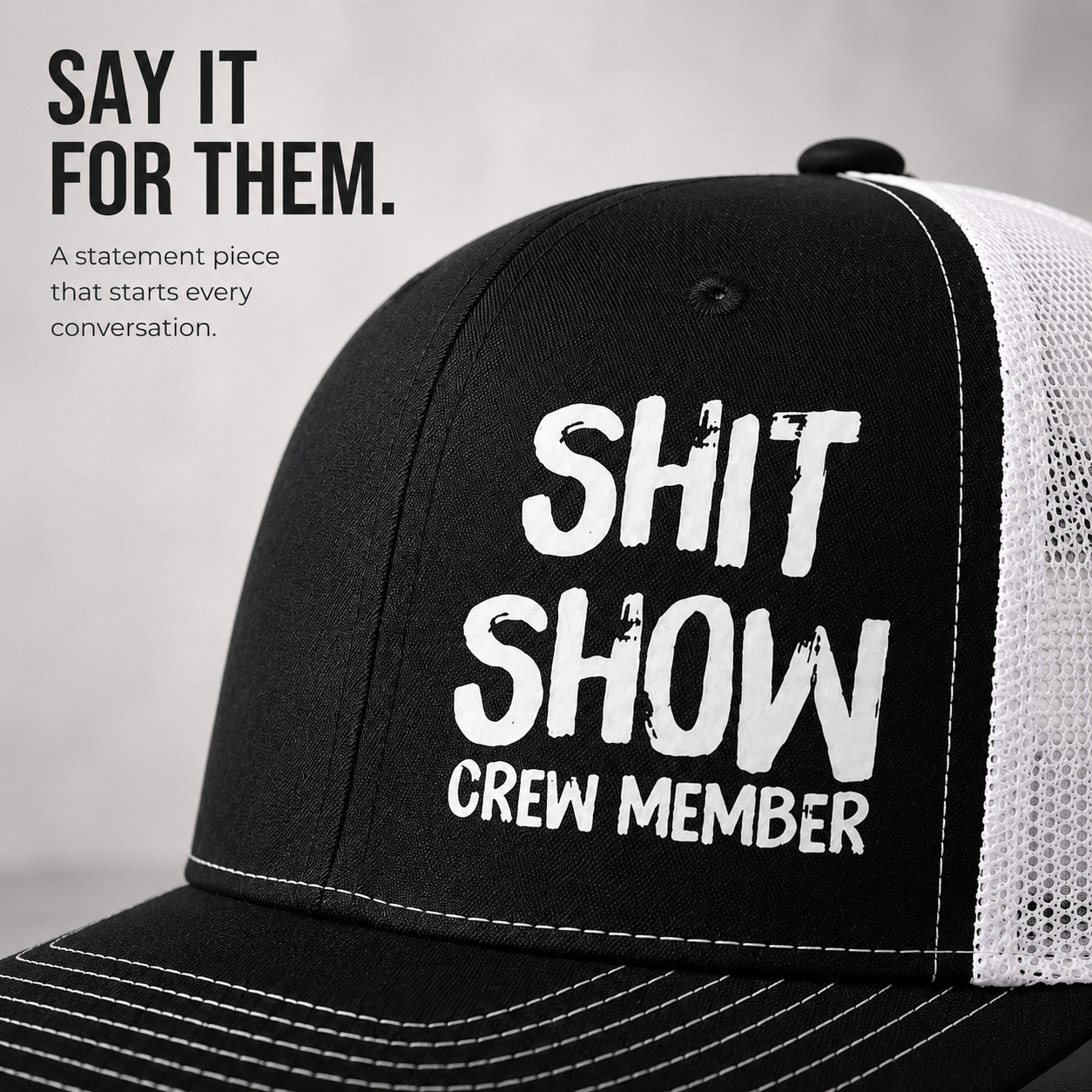 🧢 Same Irritating Dude, New Day Trucker Hat – Funny Adjustable Snapback Novelty Gift