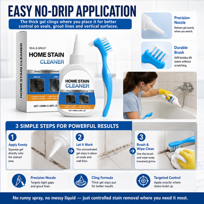 Say Goodbye to Stubborn Mold! Miracle Mold Remover Gel + Scrub Brush