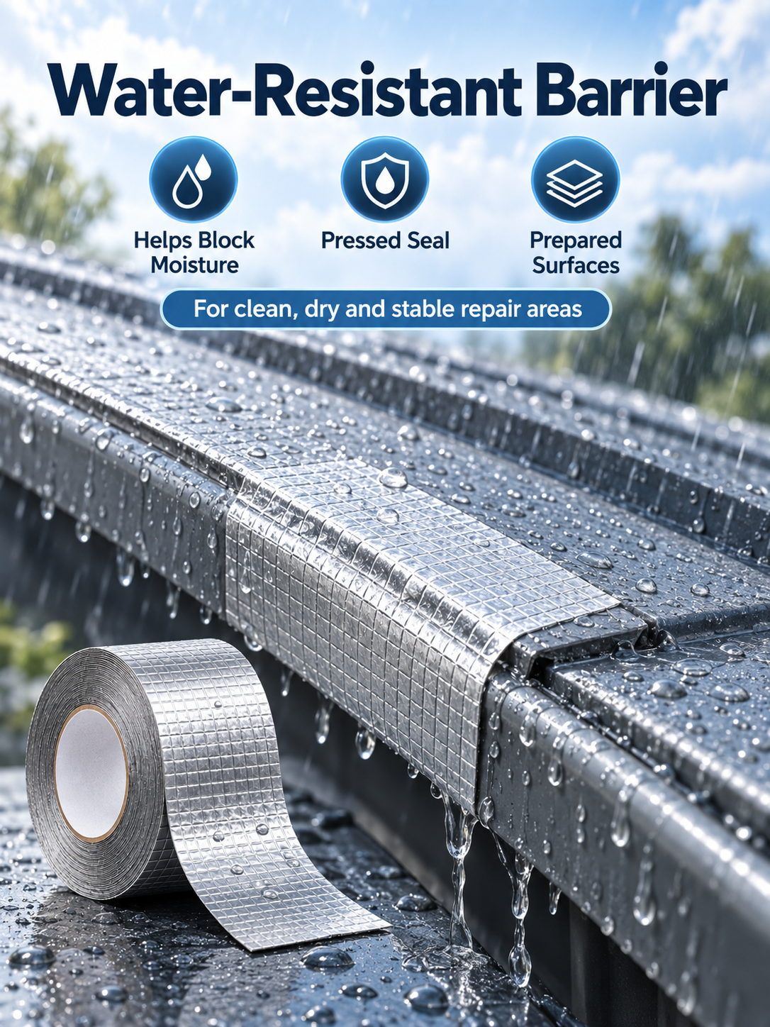 🛠️ Heavy-Duty Butyl Waterproof Repair Tape