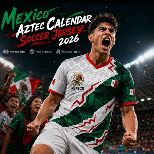 ⚽️ Mexico Aztec Calendar Soccer Jersey 2026