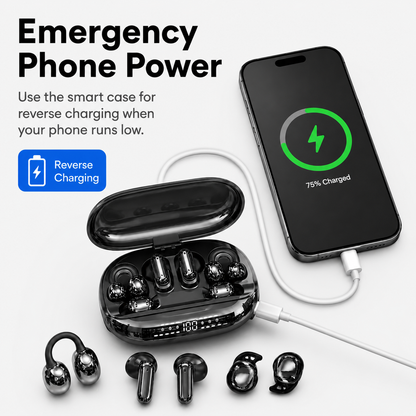 🔥 6-Earbud 3-in-1 Wireless Headphones & Emergency Phone Charger