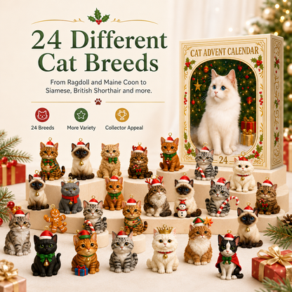 🐱🎄Advent Calendar 2026 Cat Advent Calendar - Giftfor Adults Friends CatOwners and Lovers Christmas Holiday Countdown Gift