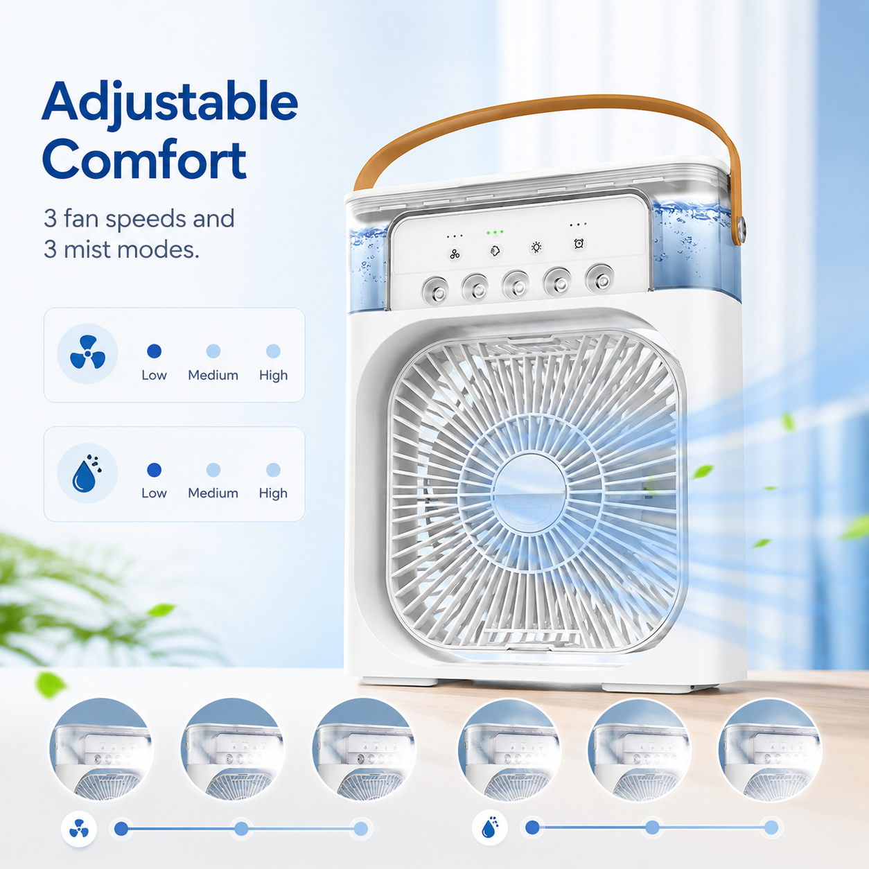 ❄️ 4-in-1 Personal Air Cooler