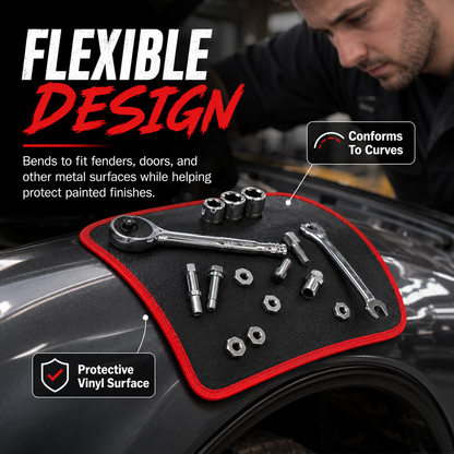 🔧 Flexible Magnetic Tool Holder Mat Set