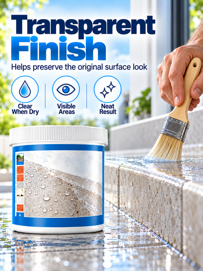 💧 Clear Waterproof Repair Sealant – Invisible Brush-On Leak Protection for Roofs, Tiles & Walls 🏠✨