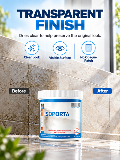 💧 Clear Waterproof Repair Sealant – Invisible Brush-On Leak Protection for Roofs, Tiles & Walls 🏠✨